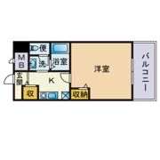 メゾン・ド・ヴィレ大濠の間取り画像