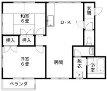 宮島ハイツの間取り画像