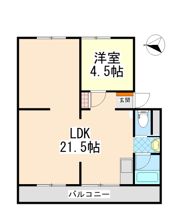宇野ビル3の間取り画像