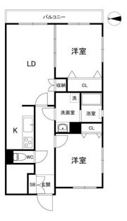 ユーコート東武練馬の間取り画像