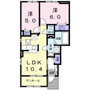 プティ・シャトーA棟の間取り画像