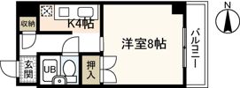 シャンティハイツの間取り画像