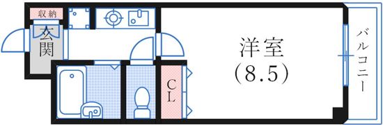 メゾンフレールの間取り画像