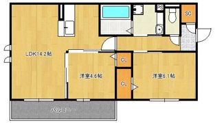 セレーノ・ヴィラ城野の間取り画像