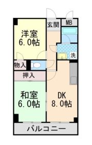 モンテメール六甲の間取り画像