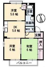 シャイニング テル Aの間取り画像