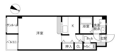 グレイティストやまやの間取り画像