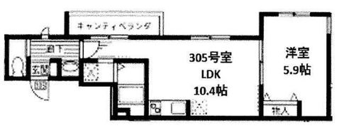 メゾン六義園の間取り画像