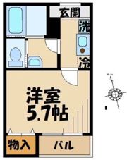 YMA矢川の間取り画像