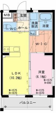 ハイド パークの間取り画像