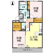 リヴェールKの間取り画像