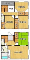 亀山邸の間取り画像