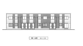 越谷市大房アパート新築工事(仮)の外観画像
