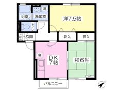 シャルマンBの間取り画像