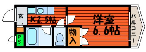 ラ・ヴェスパの間取り画像