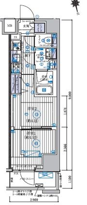 MAXIVCROS高島平MIRAISの間取り画像