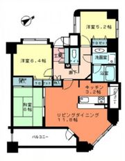 ライオンズマンション舟入本町の間取り画像