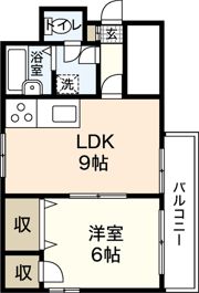 芦屋ビビッド十日市の間取り画像