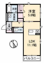ラフィーネコートの間取り画像