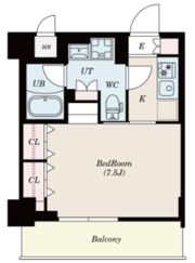 S-RESIDENCE木場flusparkの間取り画像