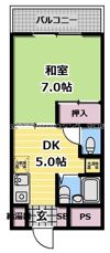 YKマンションの間取り画像