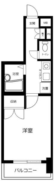 エスコート平和島の間取り画像