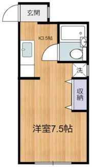諸星荘の間取り画像