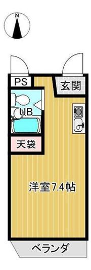 衣笠ビルの間取り画像