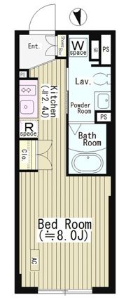 Centenario市谷二十騎町の間取り画像