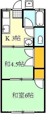 花ノ宮ハイツの間取り画像
