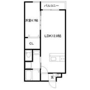 メゾンエスポワール成田町の間取り画像
