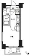 クレアシオン門前仲町の間取り画像