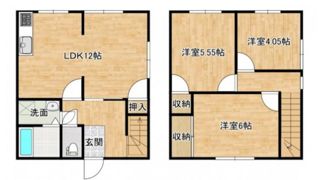 下垣メゾネット1の間取り画像