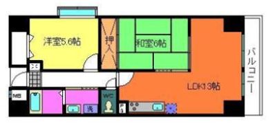 パルテール北の間取り画像