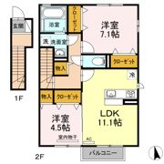 サンシャイン前田 A棟の間取り画像