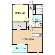 メルヴェイユの間取り画像