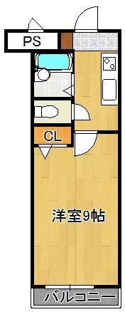 ギャラン南小倉の間取り画像