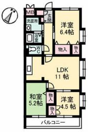 グランリューくるめ木の間取り画像