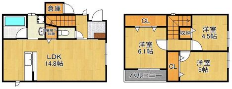 サンラプロ湯川II Bの間取り画像