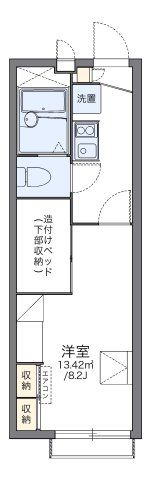 レオパレス月の間取り画像