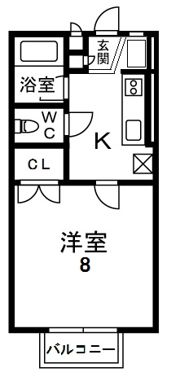 パークウッドKⅠの間取り画像