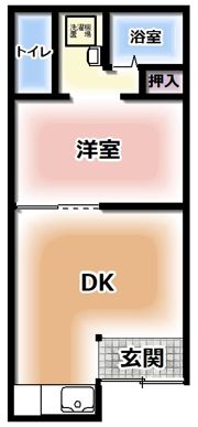 南寺方中通テラスハウスの間取り画像