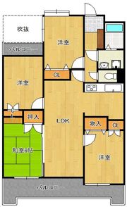 サンライフ木町 803号の間取り画像