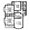東勝レジデンスの間取り画像