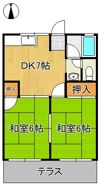 エクセランドタケノB棟の間取り画像