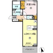 D-ROOM須屋（トリシア）の間取り画像