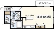 XーSELLヒラモト平和大通りの間取り画像
