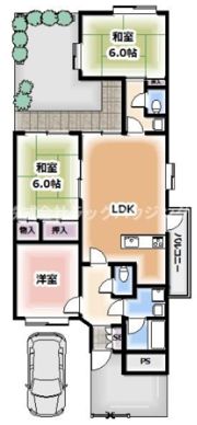 フロイデ城北の間取り画像