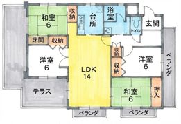 TGCマンション第8の間取り画像