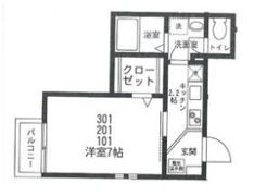 ウィステリアの間取り画像